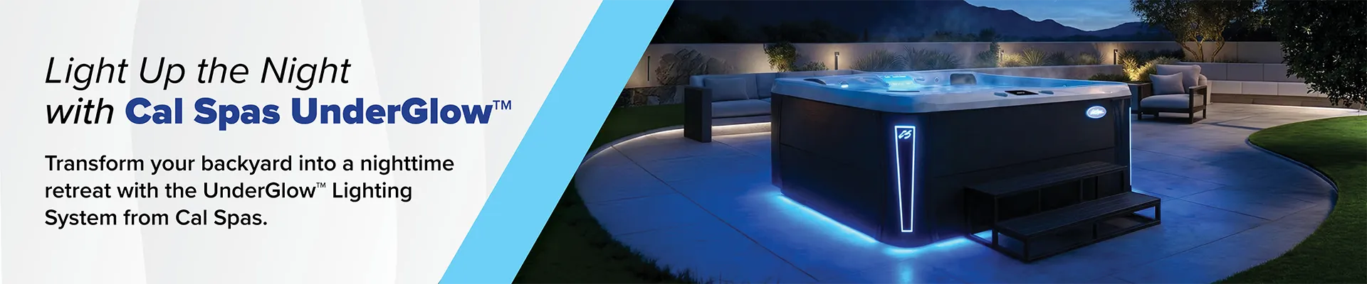 Calspas hot tub being used in a family setting - Perris